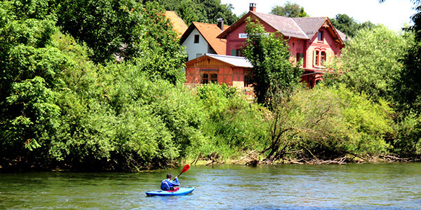 Donau Untermarchtal - Bootfahrer