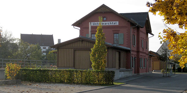 Infozentrum im ehemaligen Bahnhof Untermarchtal